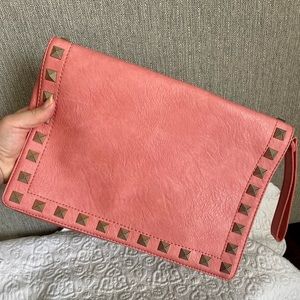Extra Large Studded Clutch Purse